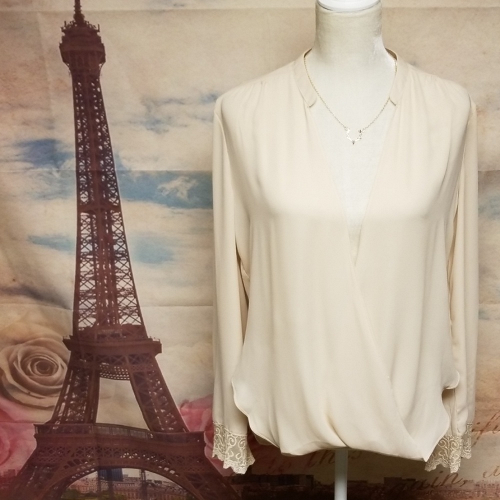 🍬 Jealous Tomato crossed front blouse